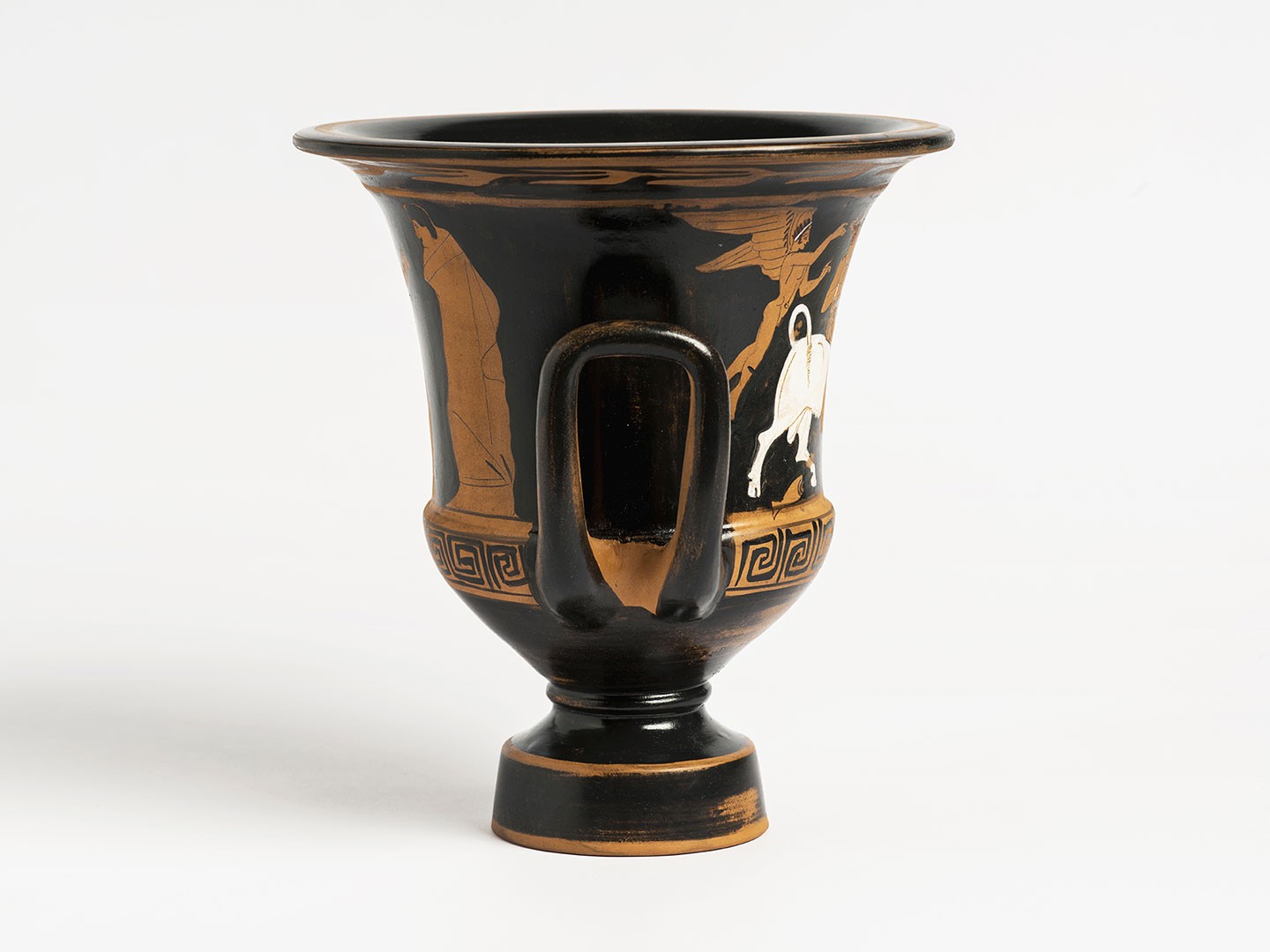 Vessel for mixing wine with water, or red-figure calyx krater, representing 