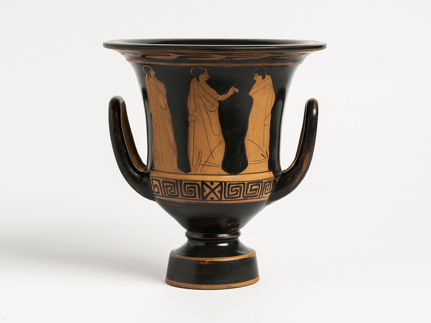 Vessel for mixing wine with water, or red-figure calyx krater, representing 