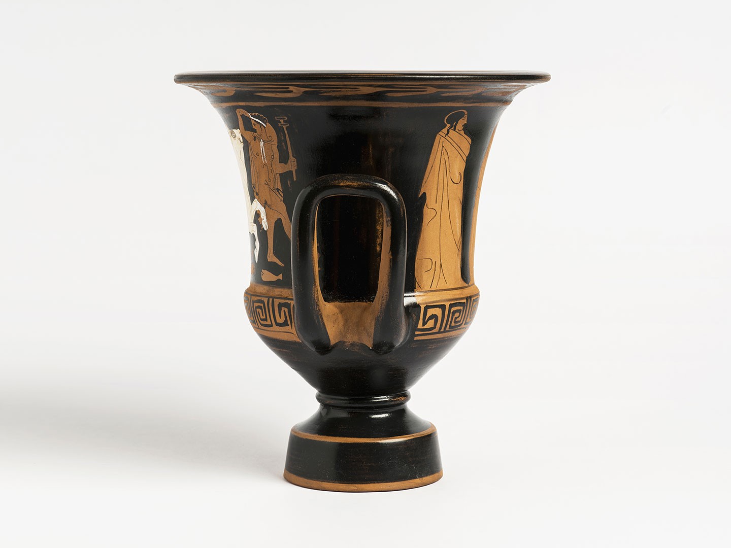 Vessel for mixing wine with water, or red-figure calyx krater, representing 