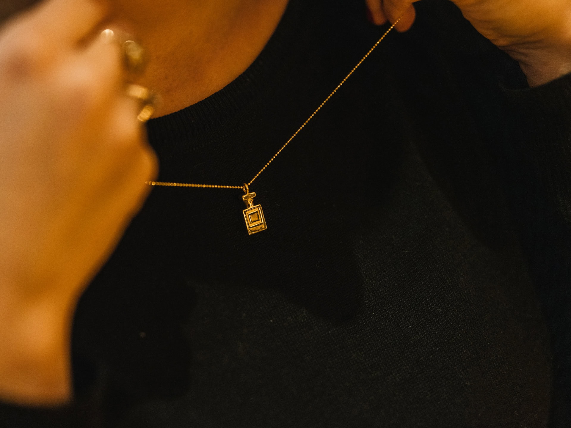 Pendant with Perfume Bottle