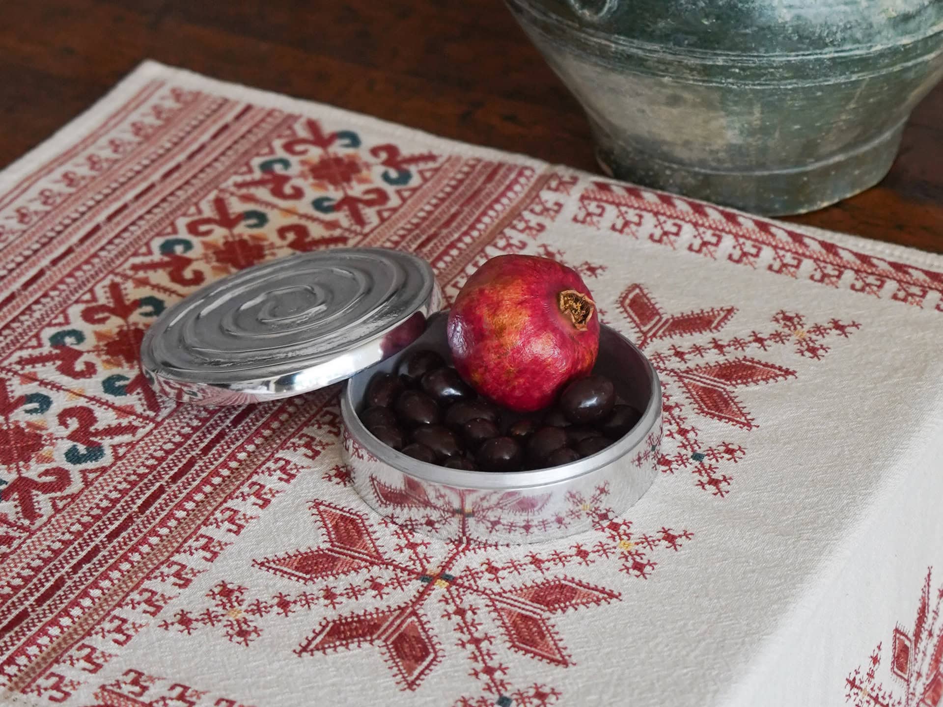 Στρογγυλό Κουτί με Σπείρα