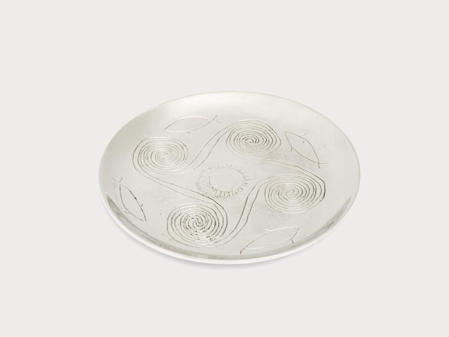 Tray with Sun and Fish
