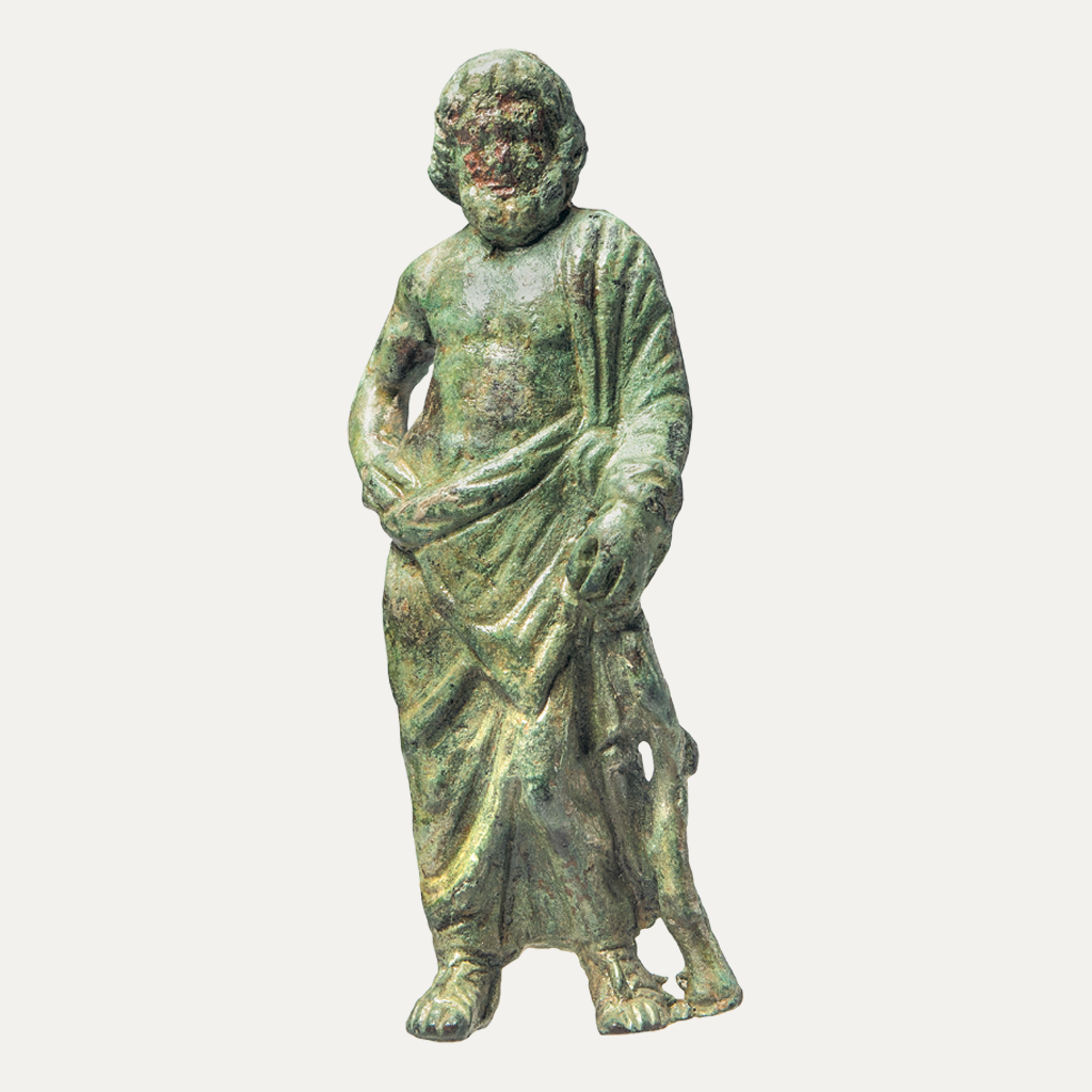 Bronze figurine of Asklepios