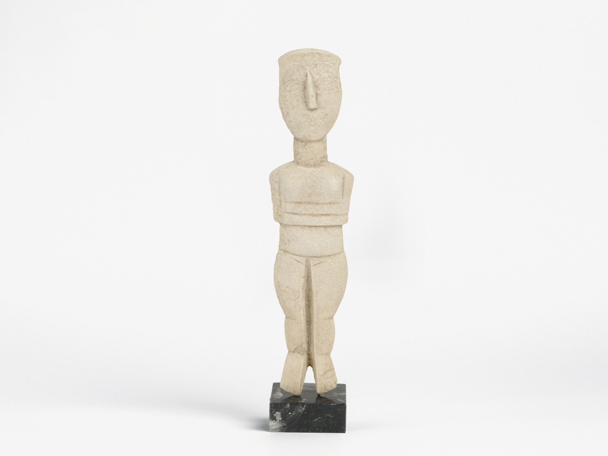 Female Figurine with Traces of Colored Decoration