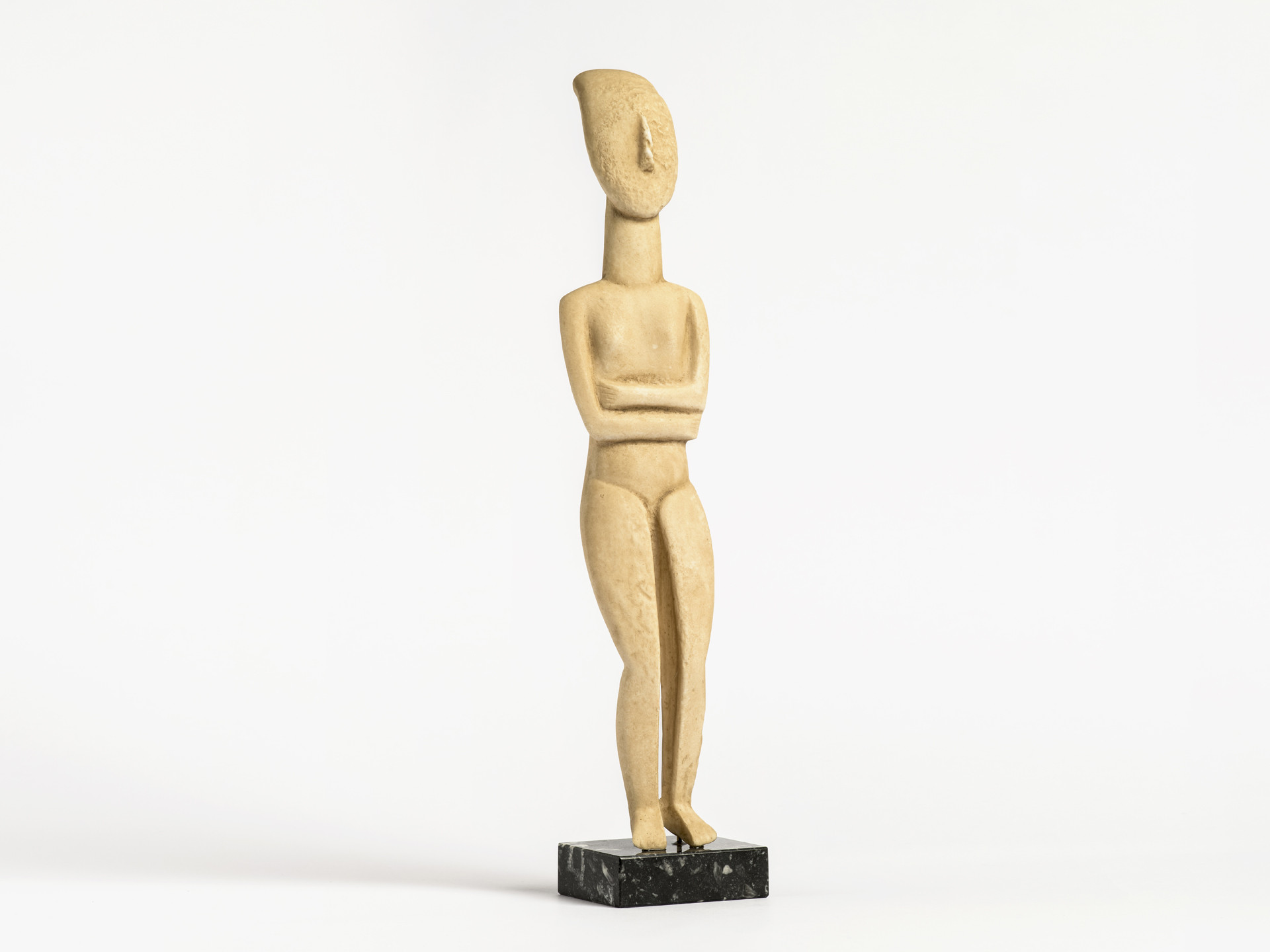 A replica of a female figurine of the 