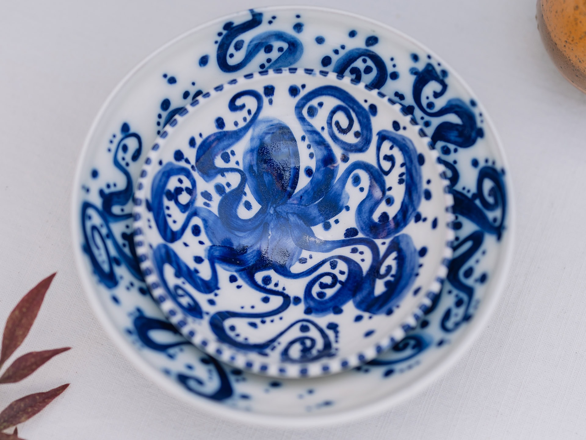 Small Bowl with Octopus