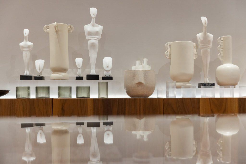 view of the cycladic shop inside the museum of cycladic art