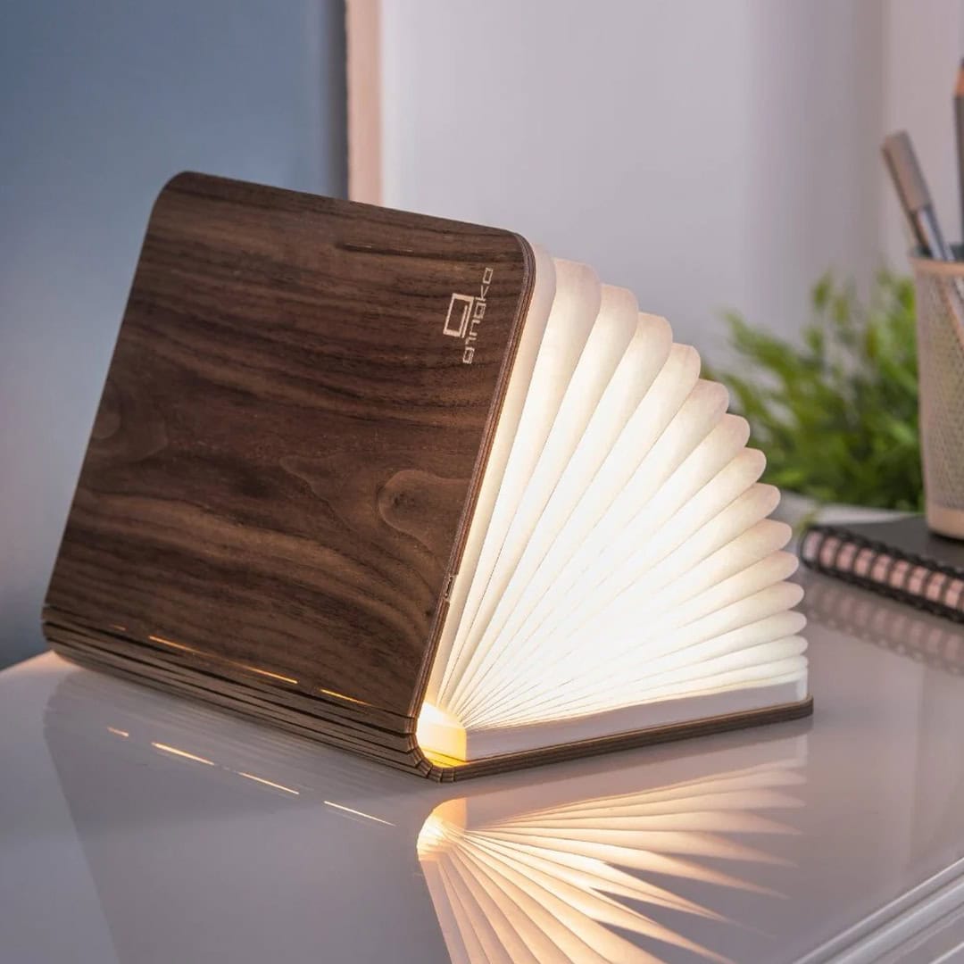 Small Book Light – Walnut