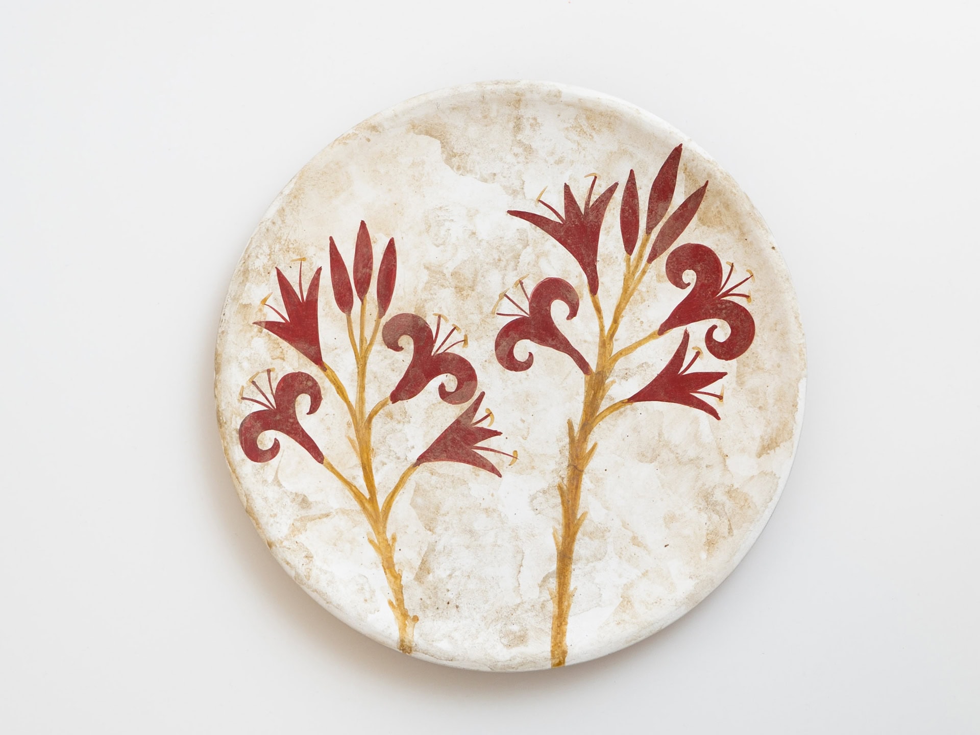 Plate with Crocus