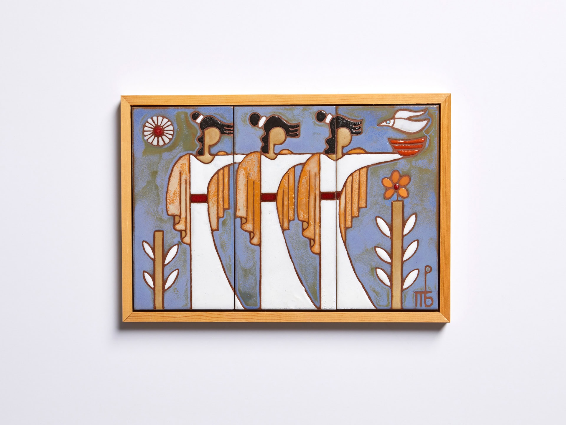 Ceramic Tile with Frame – Priestesses