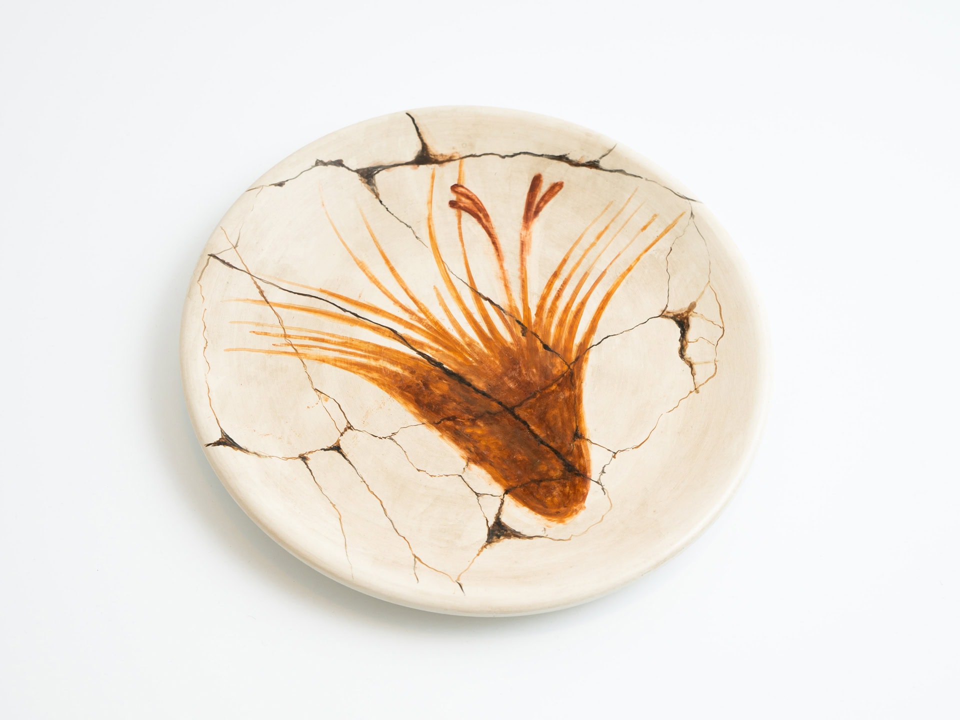 Plate with Crocus