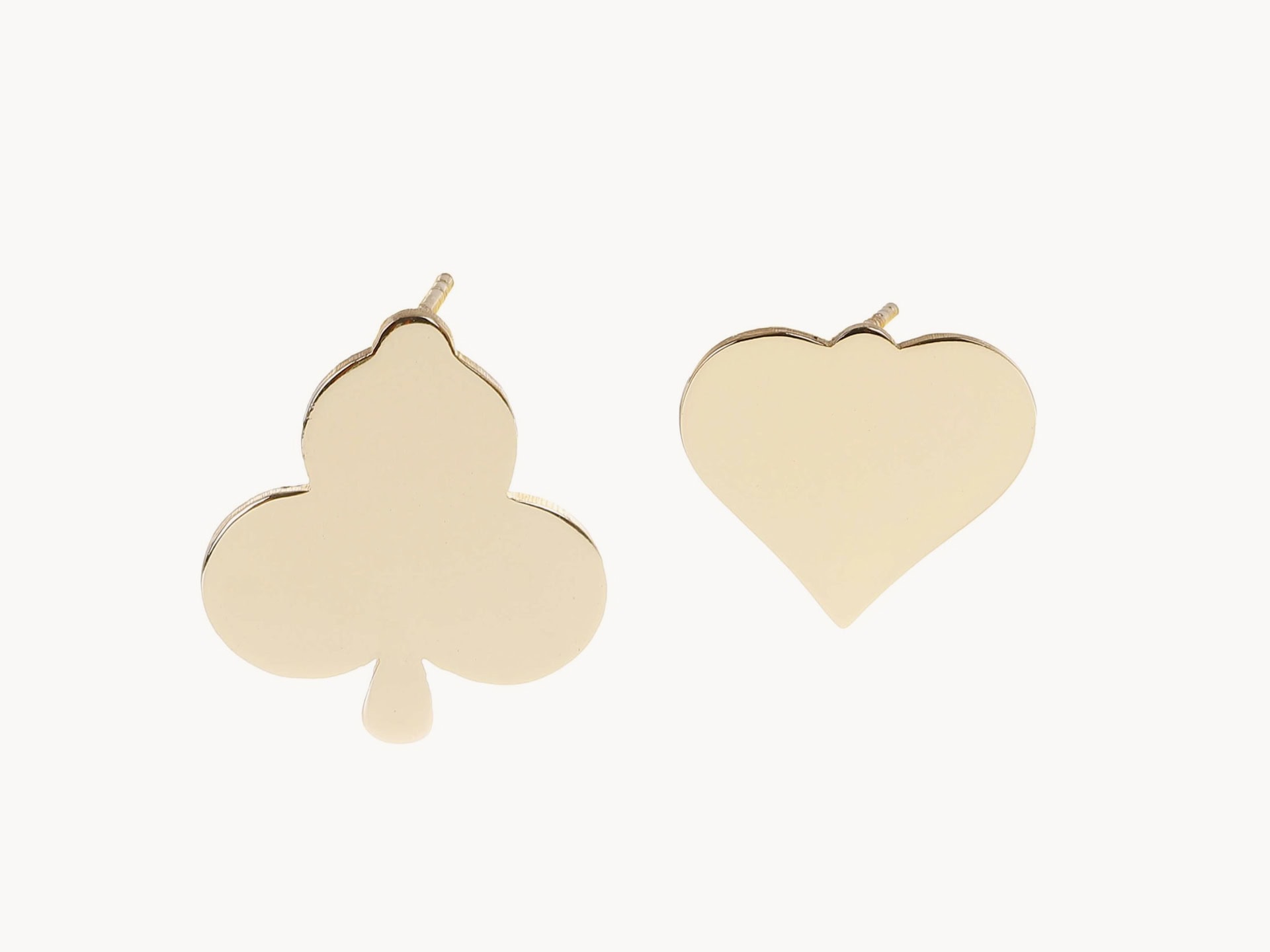 Earrings Lucky Charm 2025 – Heart & Club