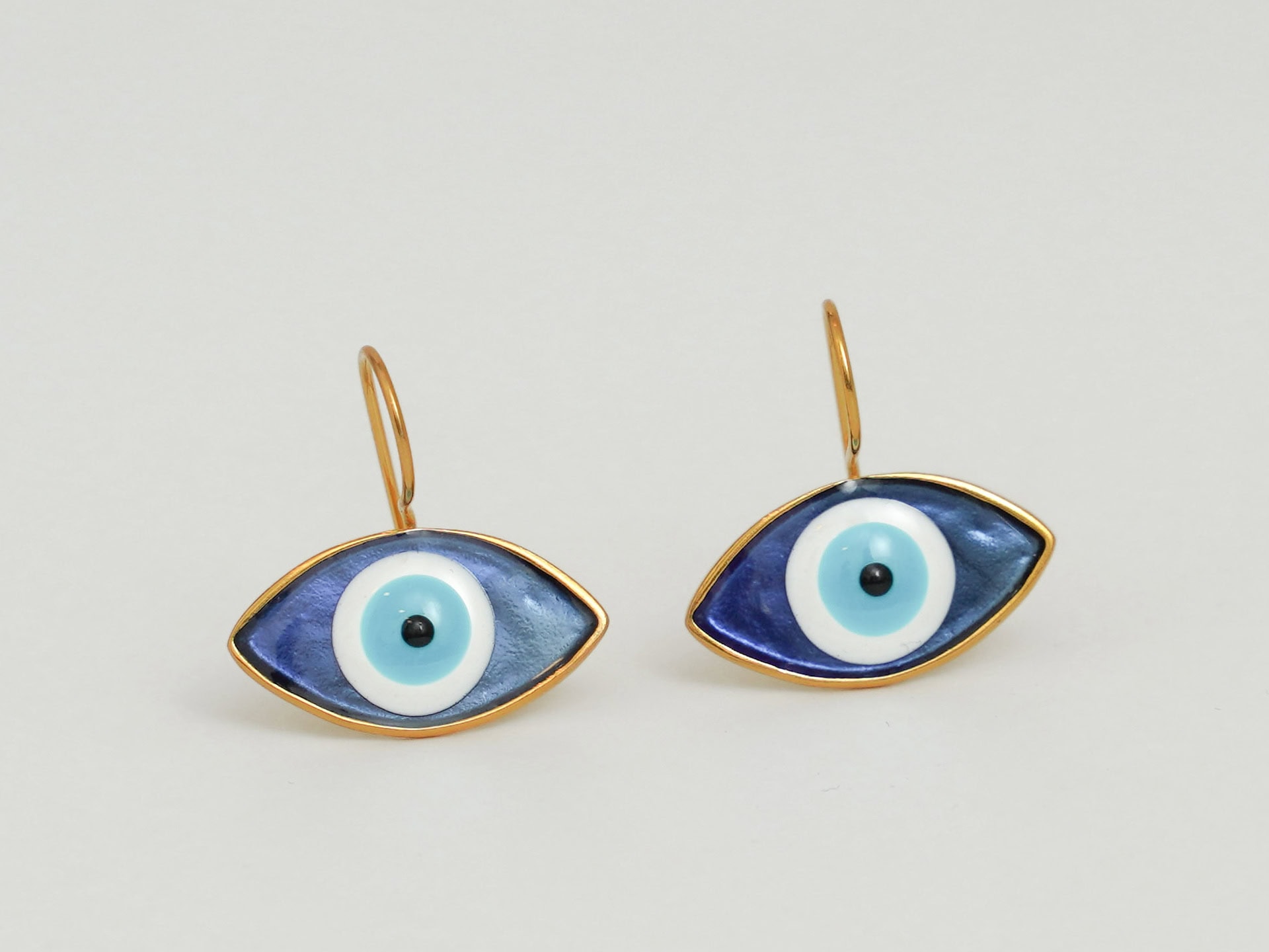 Earrings with Evil Eyes