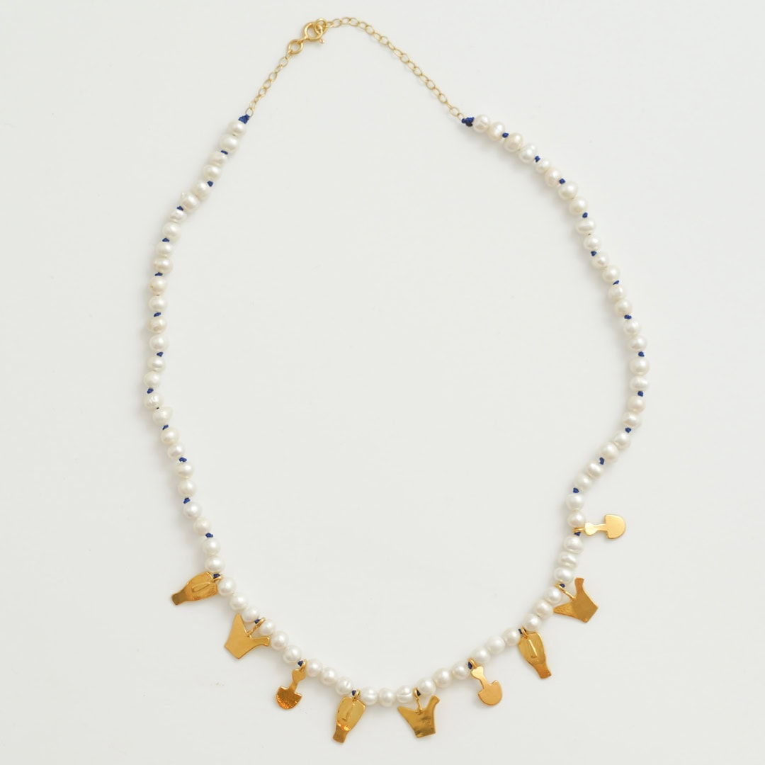 Necklace with Cycladic Motifs