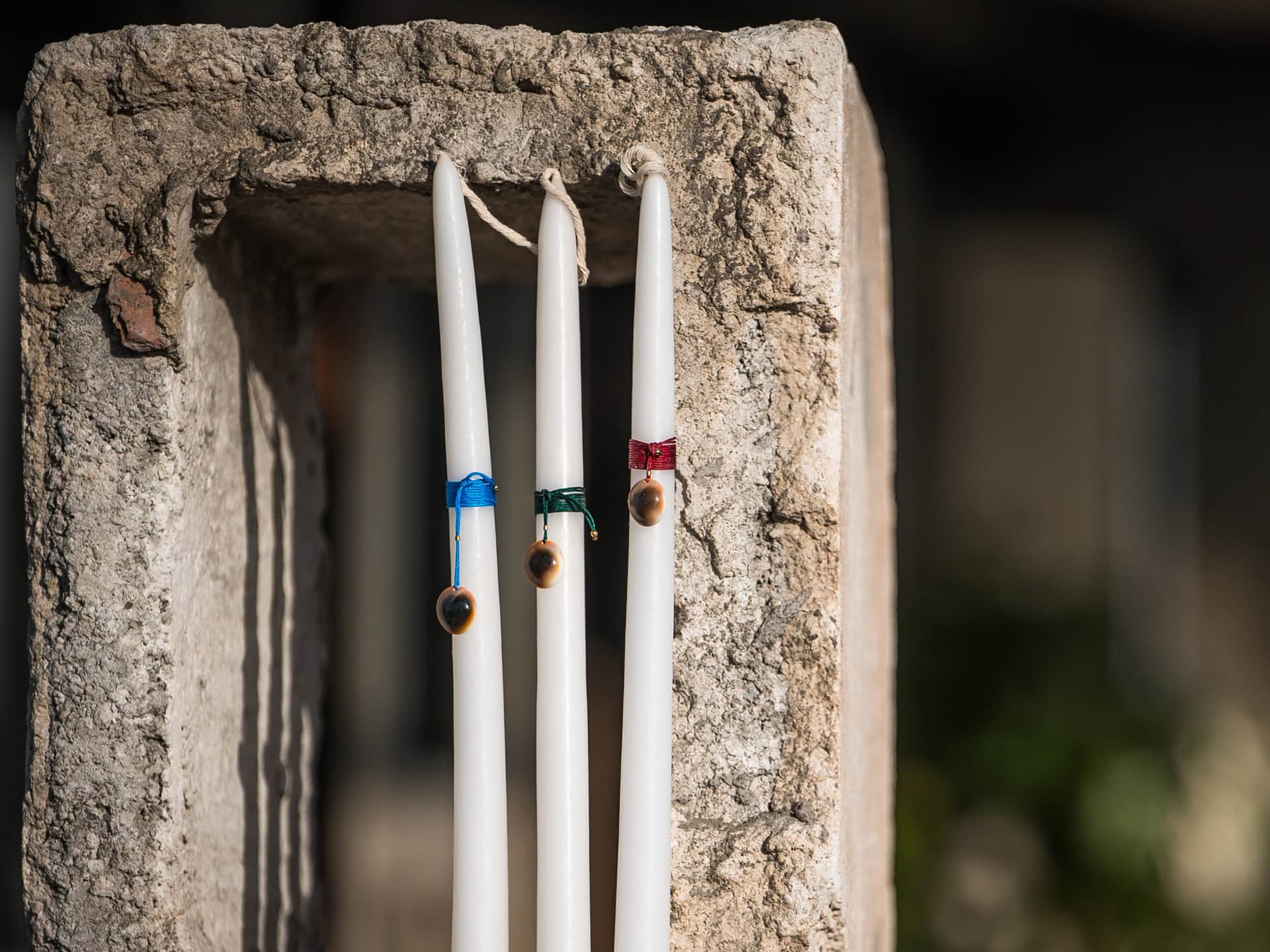 Candle with Eye Pendant