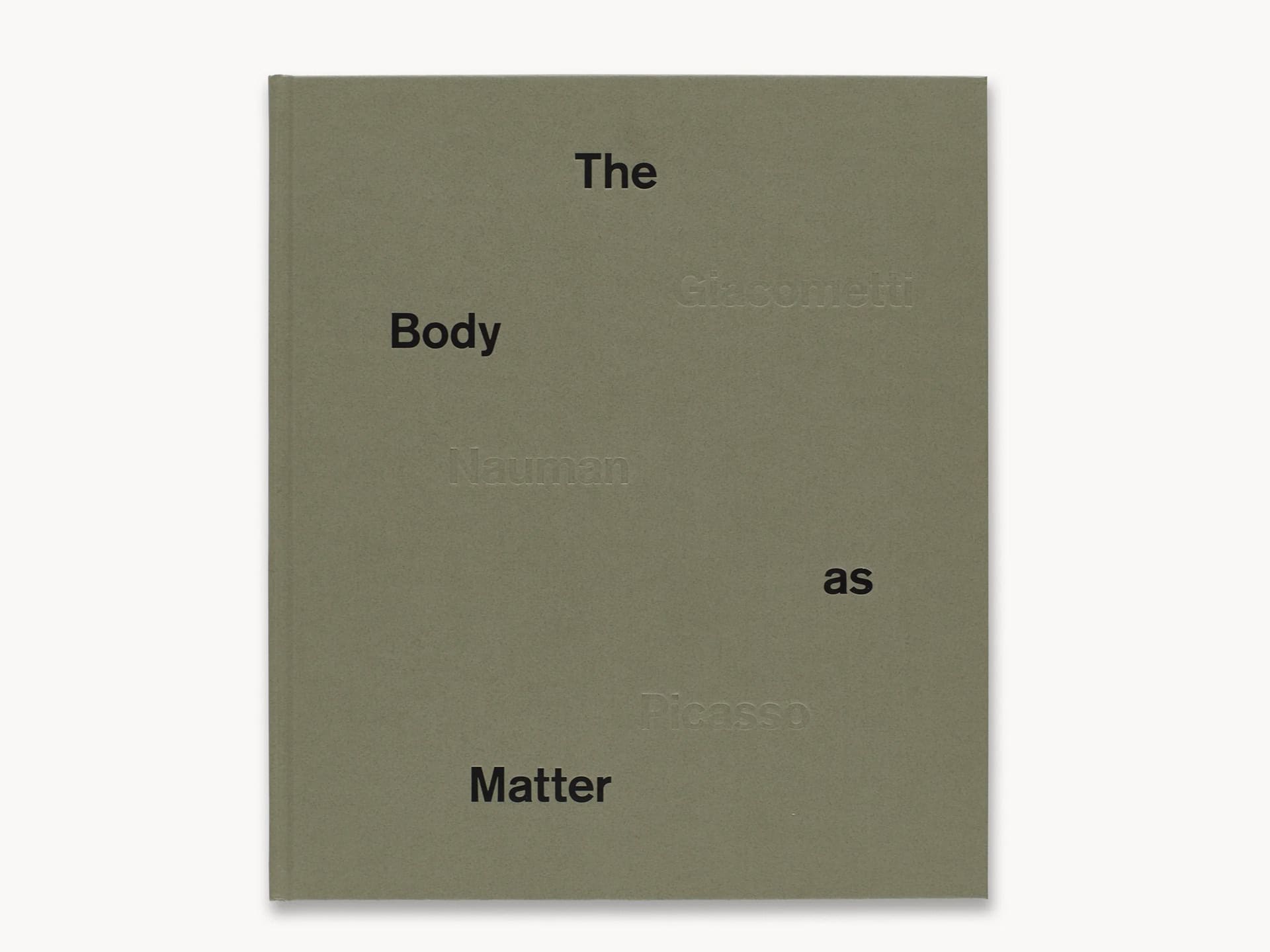 The Body as Matter: Giacometti, Nauman, Picasso