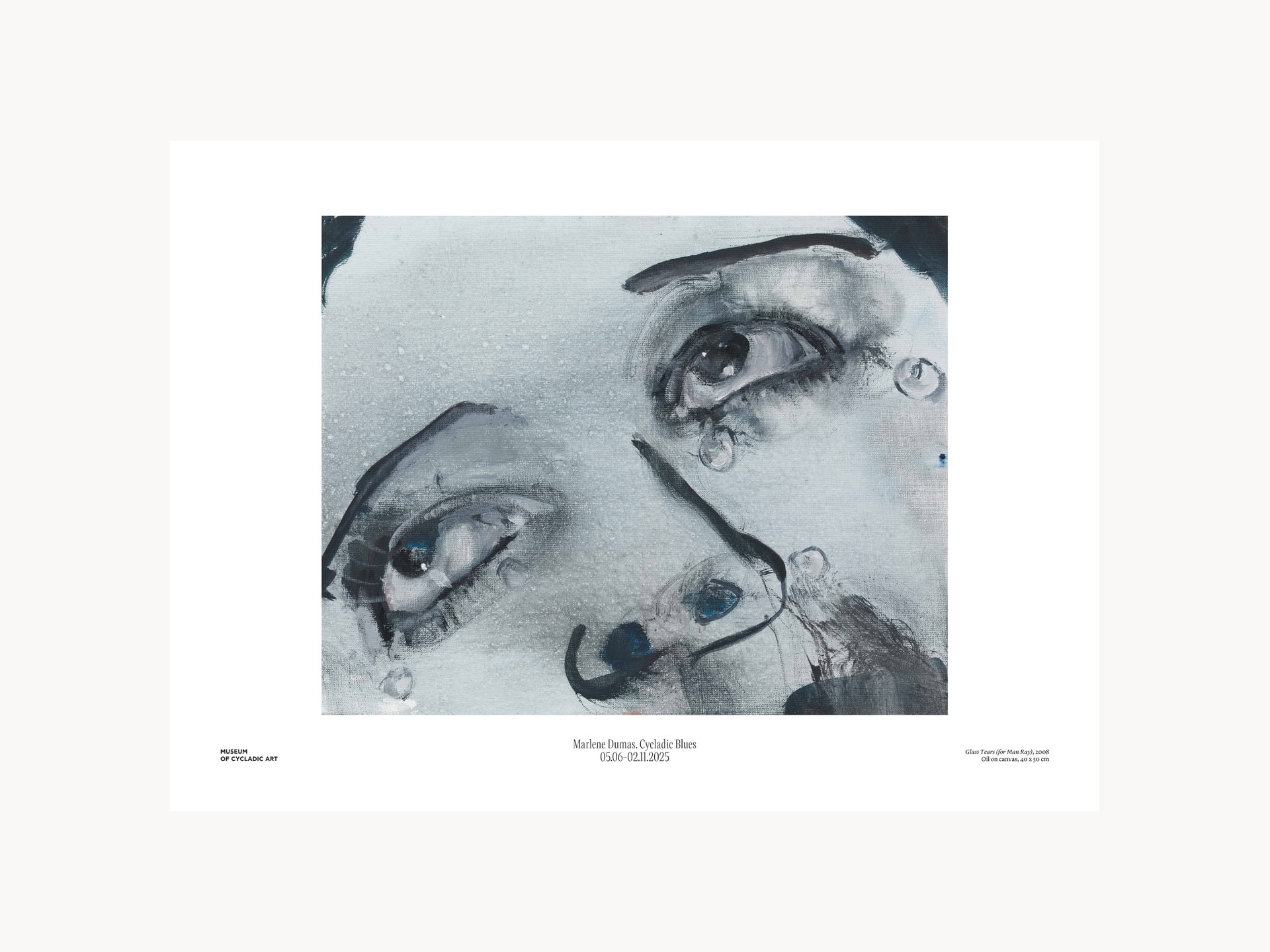 Αφίσα Glass Tears (for Man Ray) – Μικρή