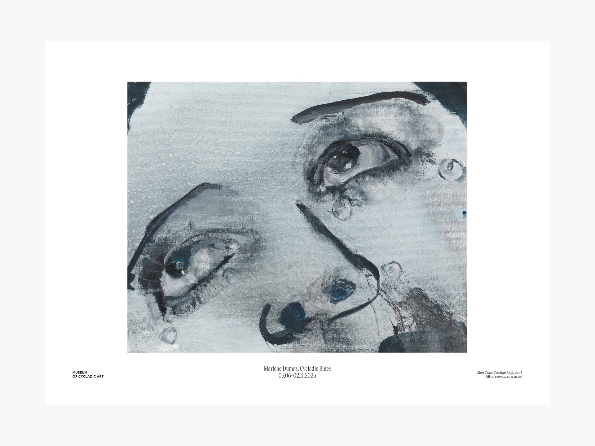 Poster Glass Tears (for Man Ray) – Large