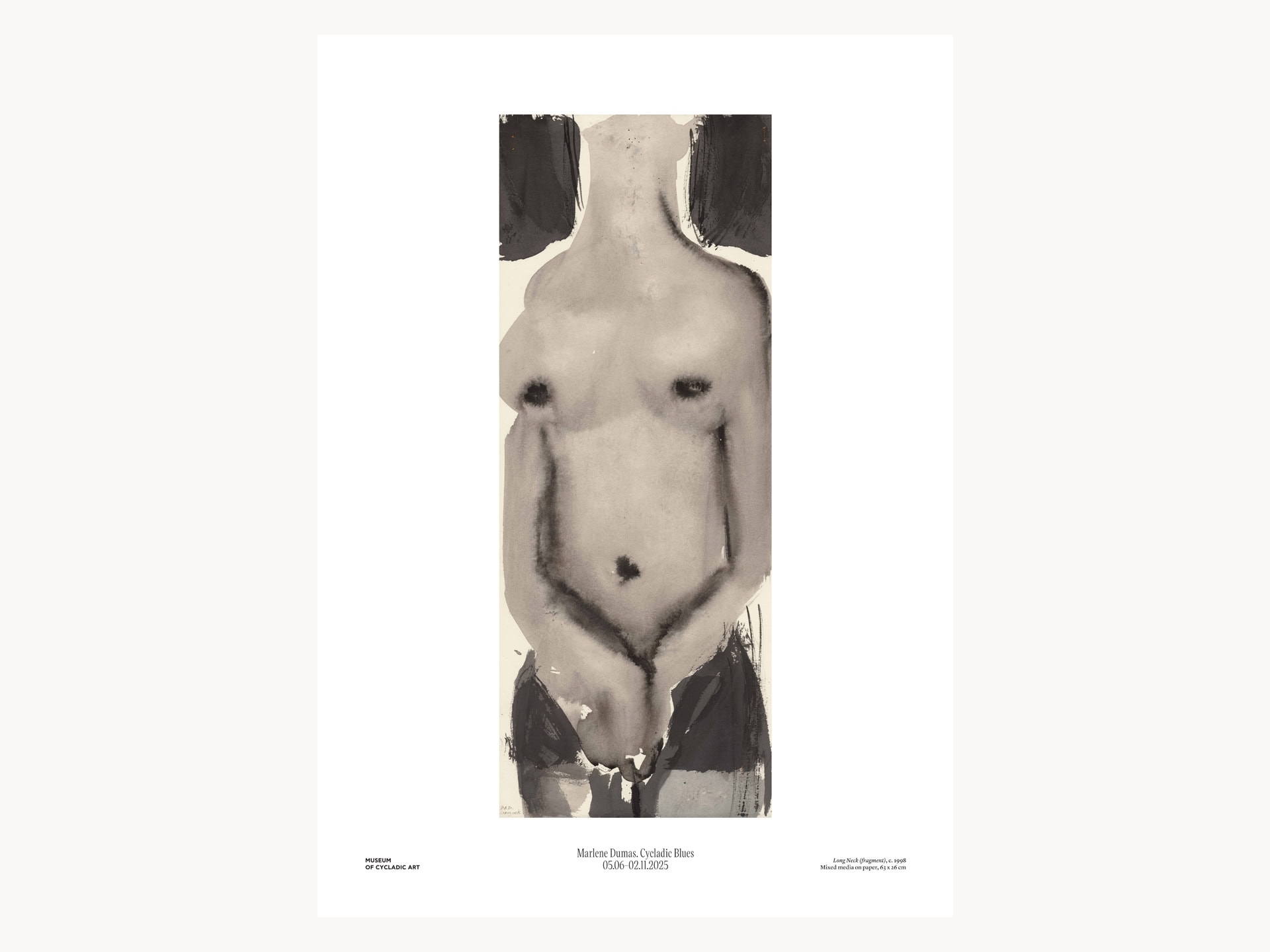 Poster Long Neck (fragment), c. 1998 – Large