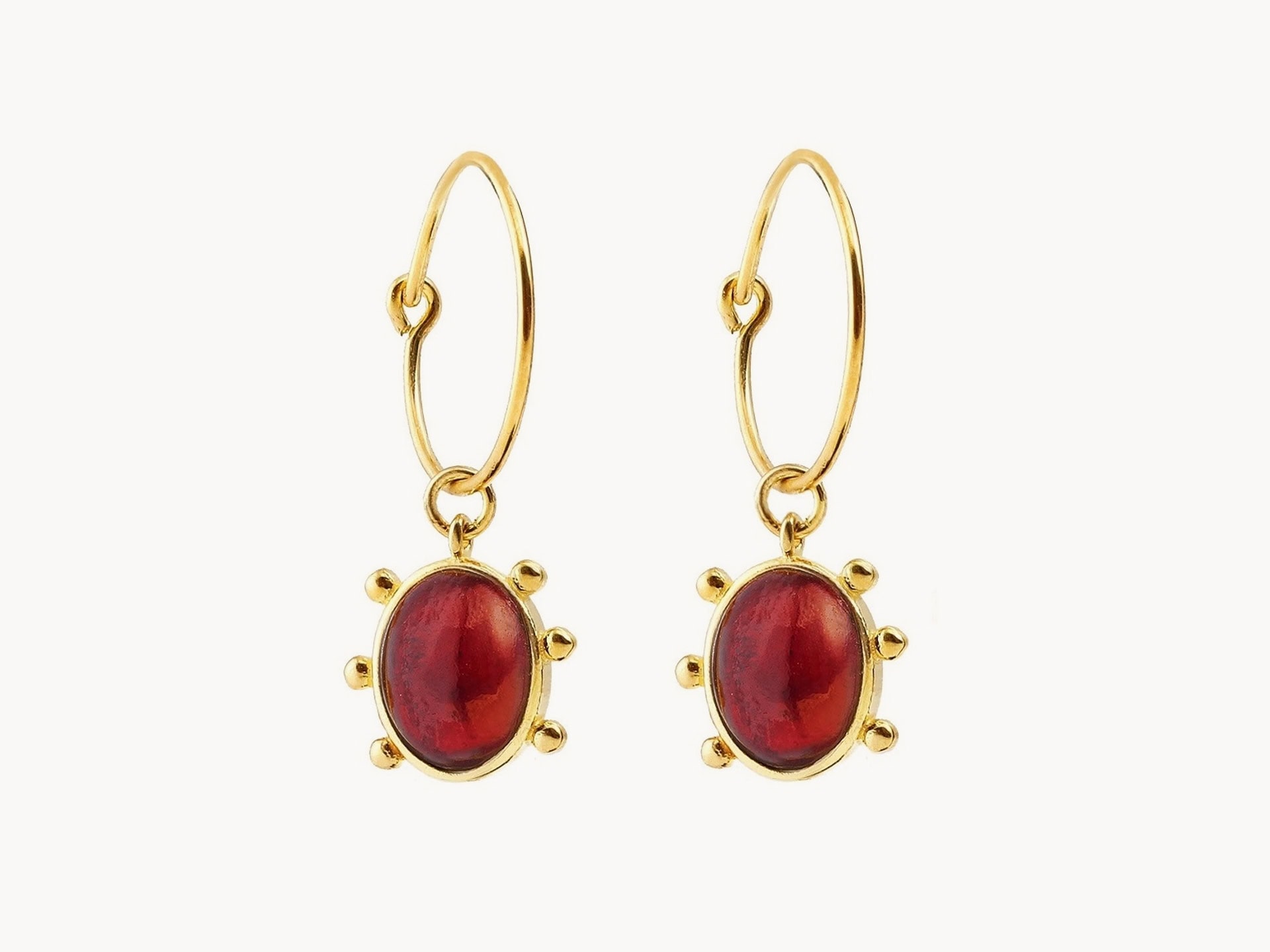 Garnet Earrings