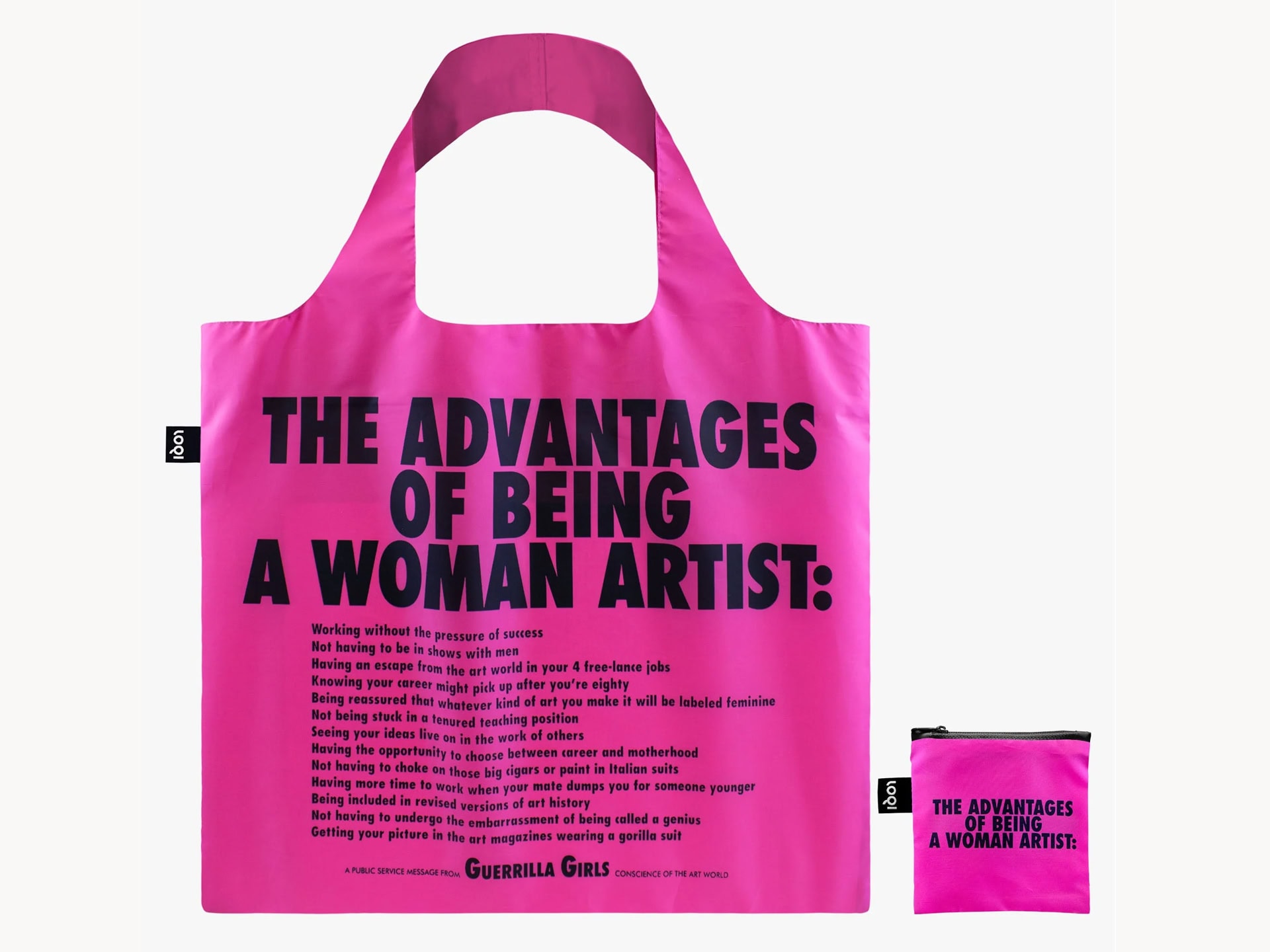 Τσάντα – Guerilla Girls The Advantages of Being a Woman Artist