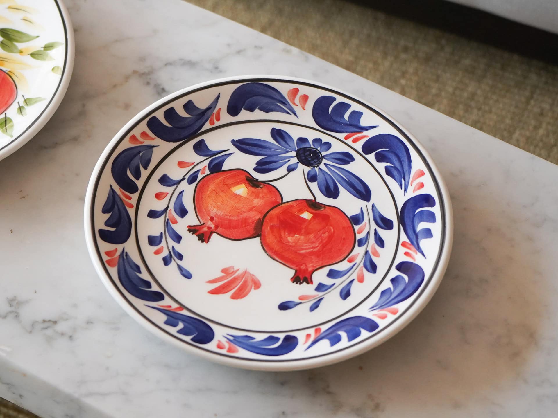 Κεραμικό Πιάτο με Ρόδια