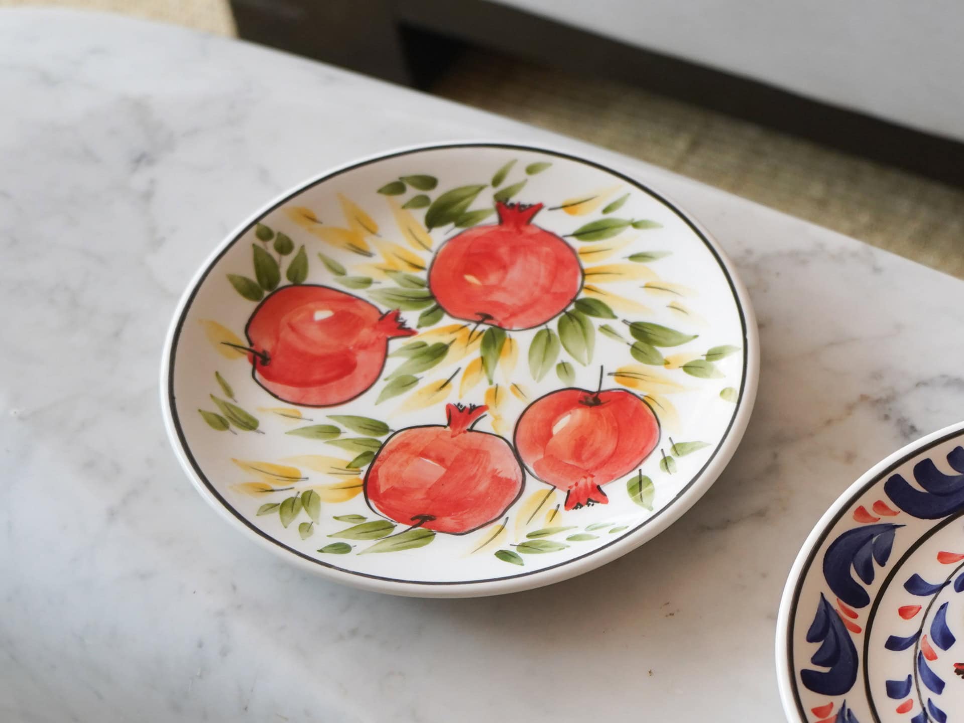 Κεραμικό Πιάτο με Ρόδια