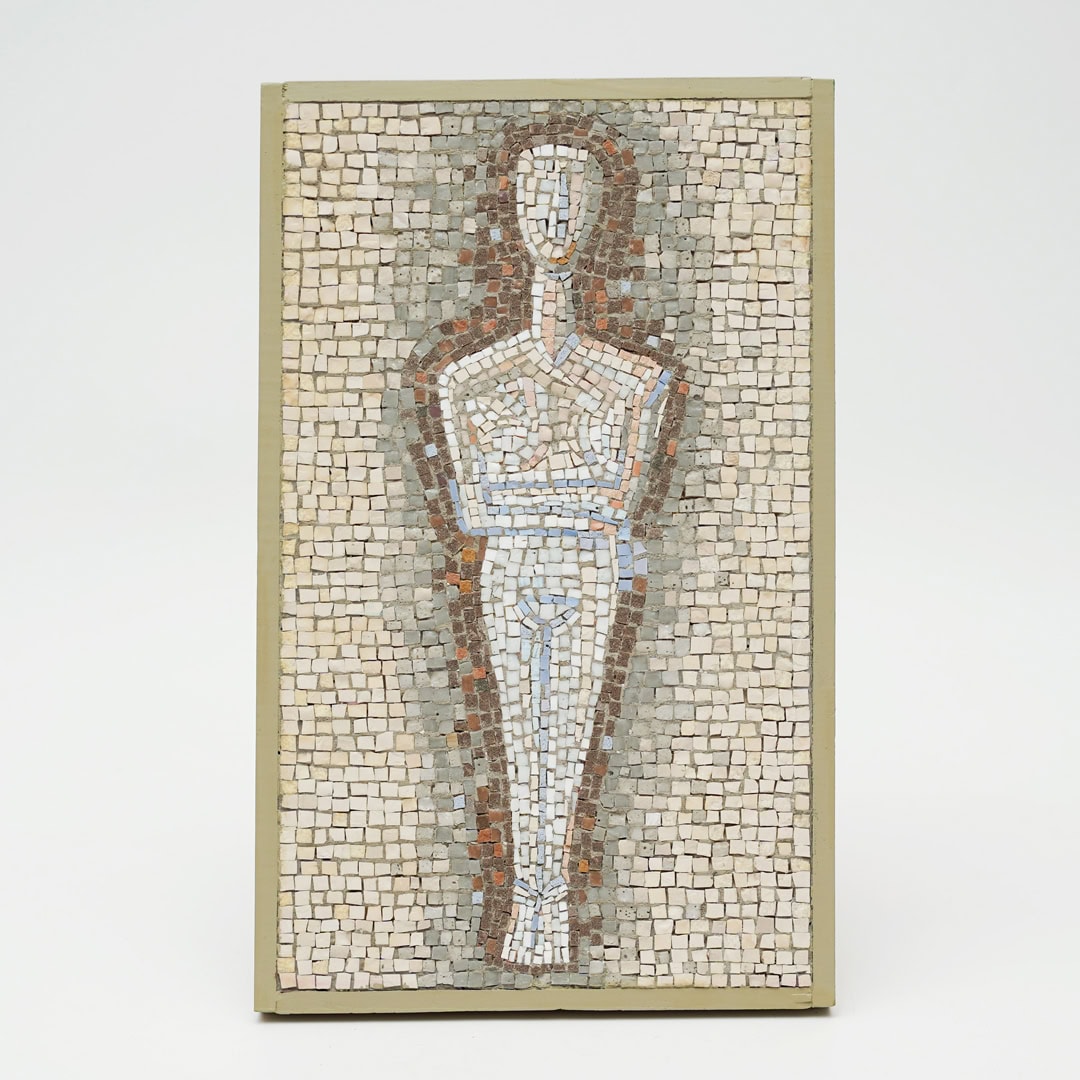 Ψηφιδωτό με Κυκλαδικό Ειδώλιο