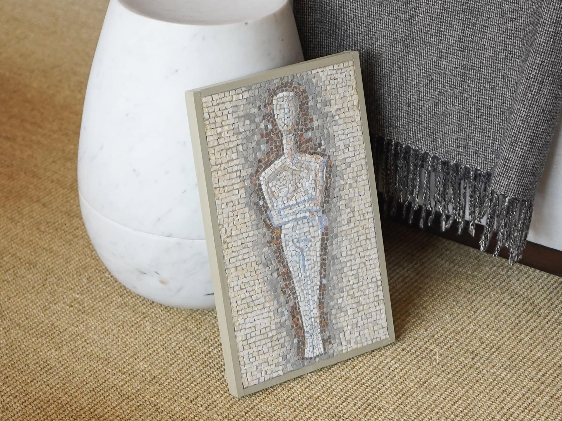 Ψηφιδωτό με Κυκλαδικό Ειδώλιο