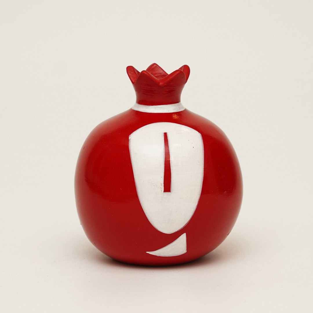 Γιορτινό Ρόδι 2026 – Κόκκινο με Κυκλαδική Κεφαλή