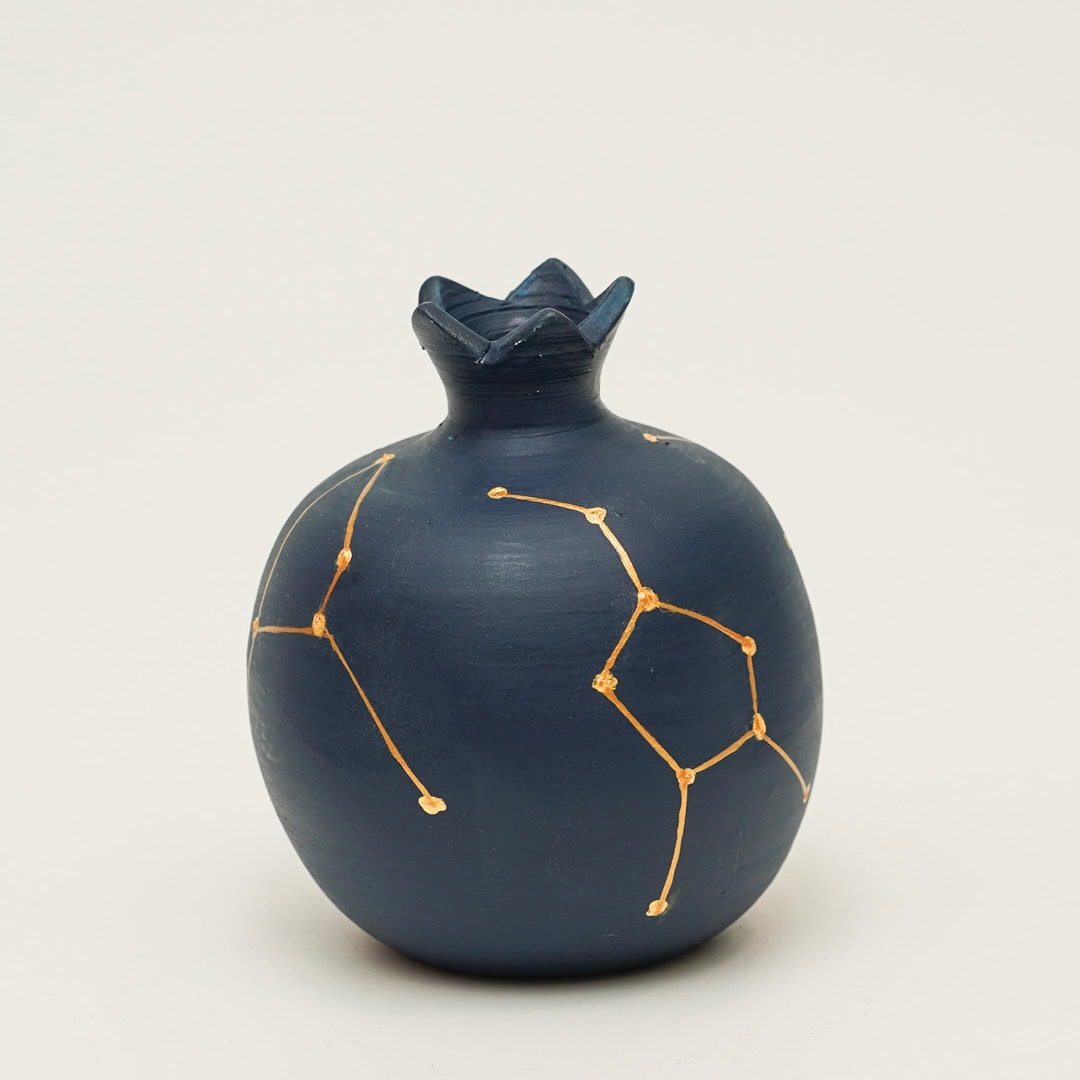 Festive Pomegranate 2026 – Blue with Constellations