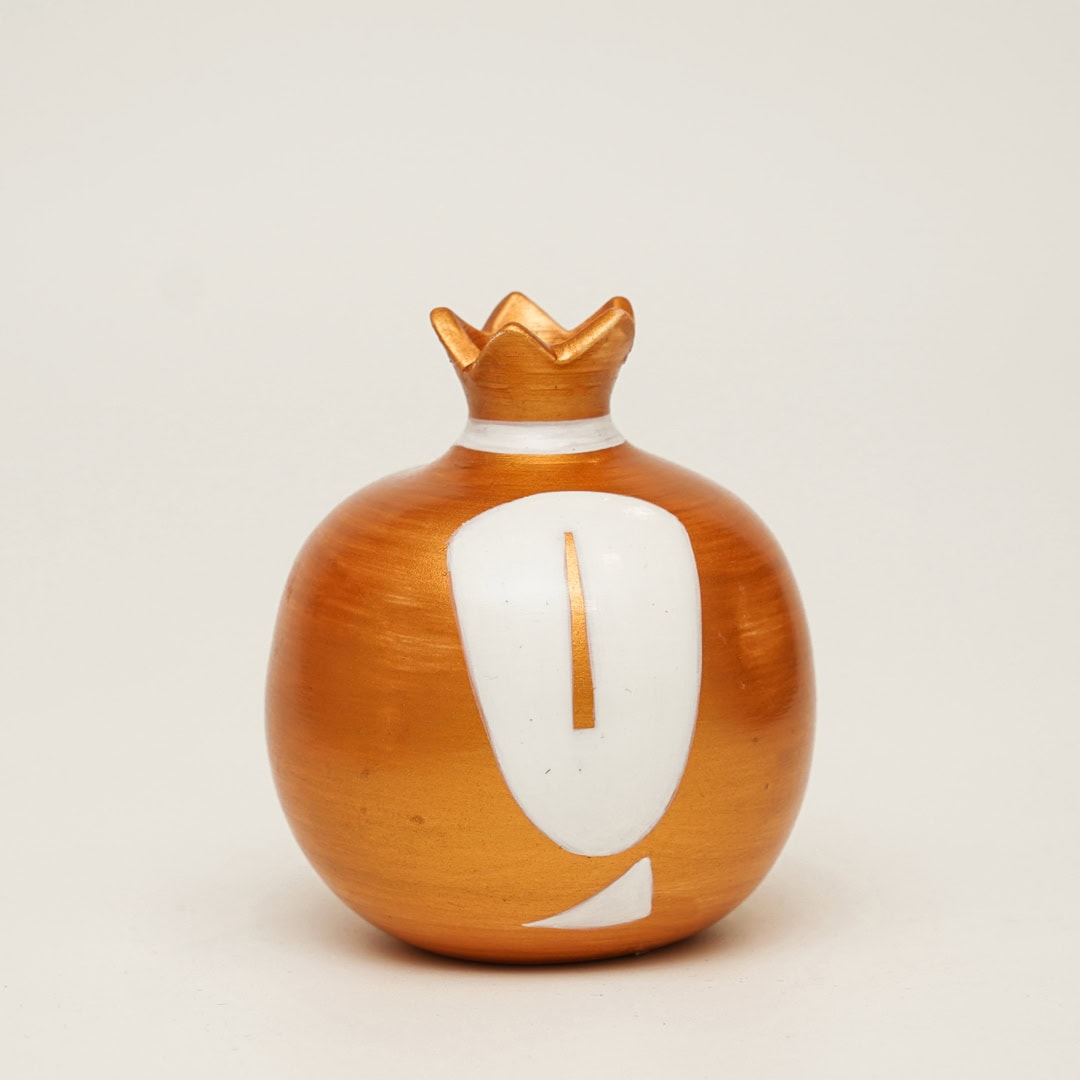 Festive Pomegranate 2026 – Gold with Cycladic Head