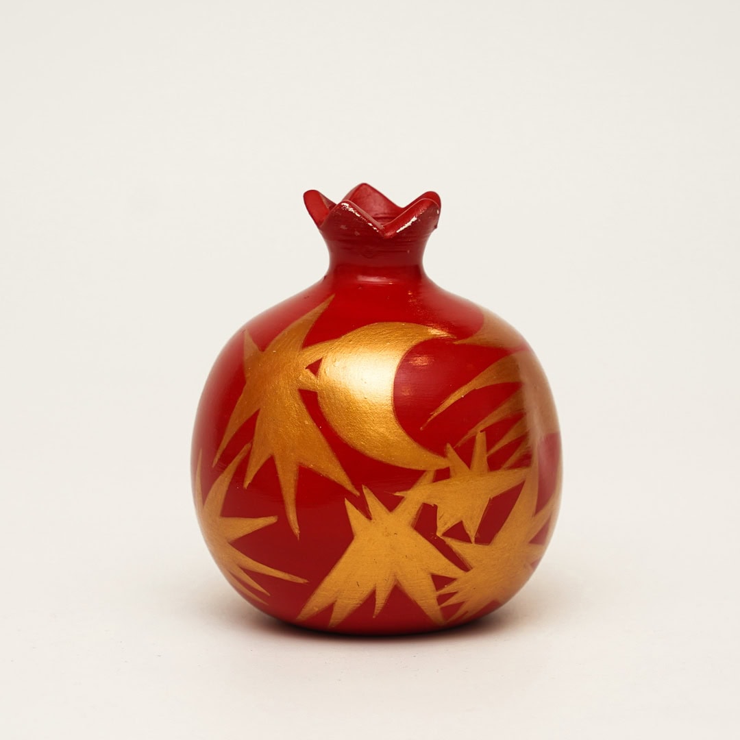 Festive Pomegranate 2026 – Red with Stars