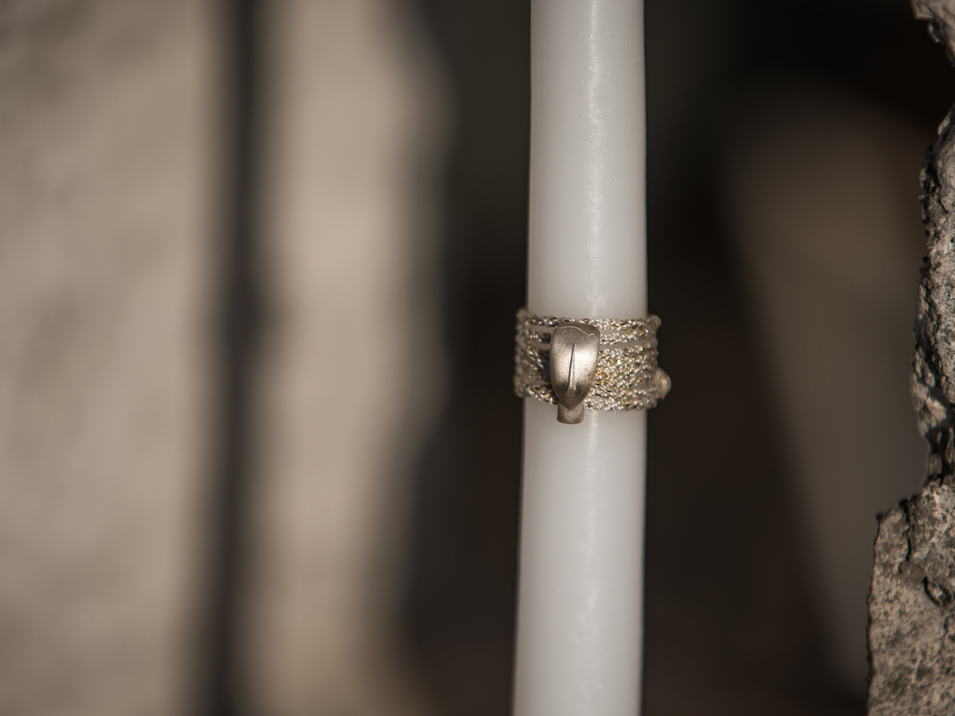 Λαμπάδα με Κρεμαστό Κυκλαδική Κεφαλή