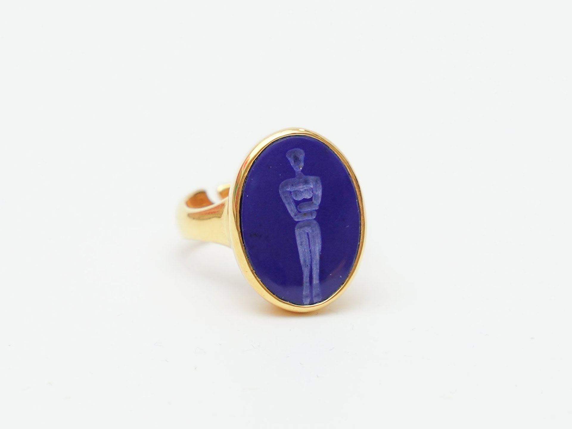 Δαχτυλίδι με Κυκλαδικό Ειδώλιο