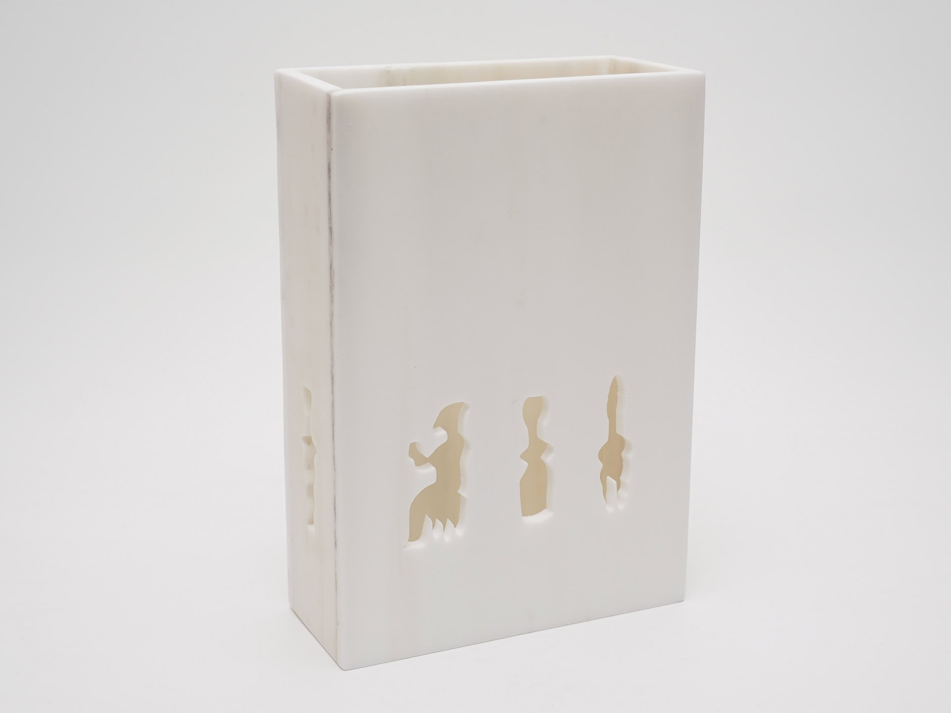 Sculpture with Cycladic Figurines