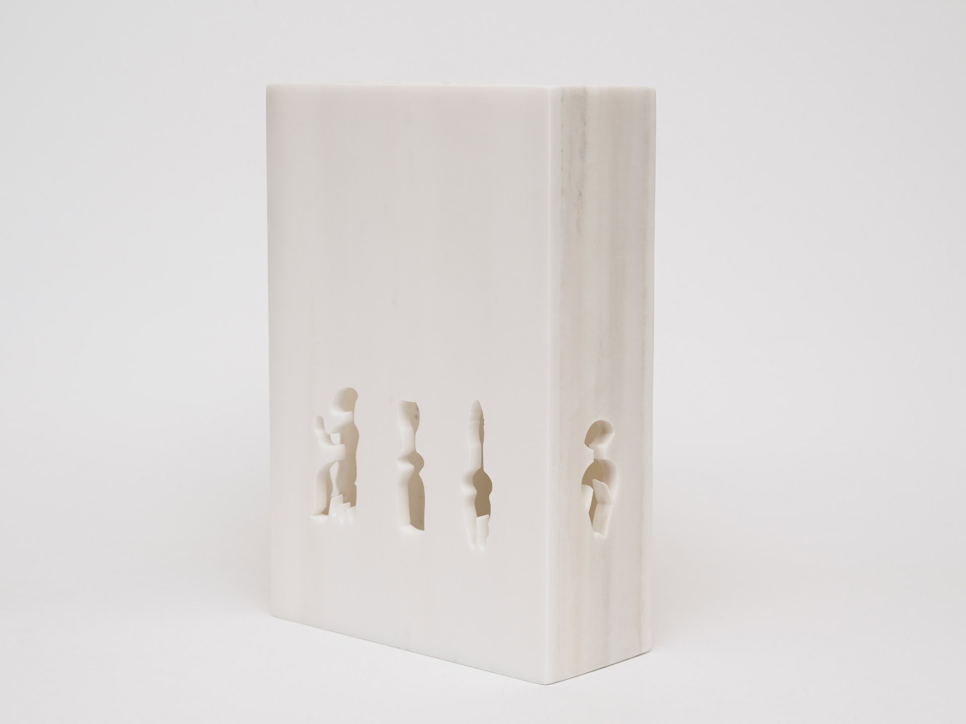 Sculpture with Cycladic Figurines