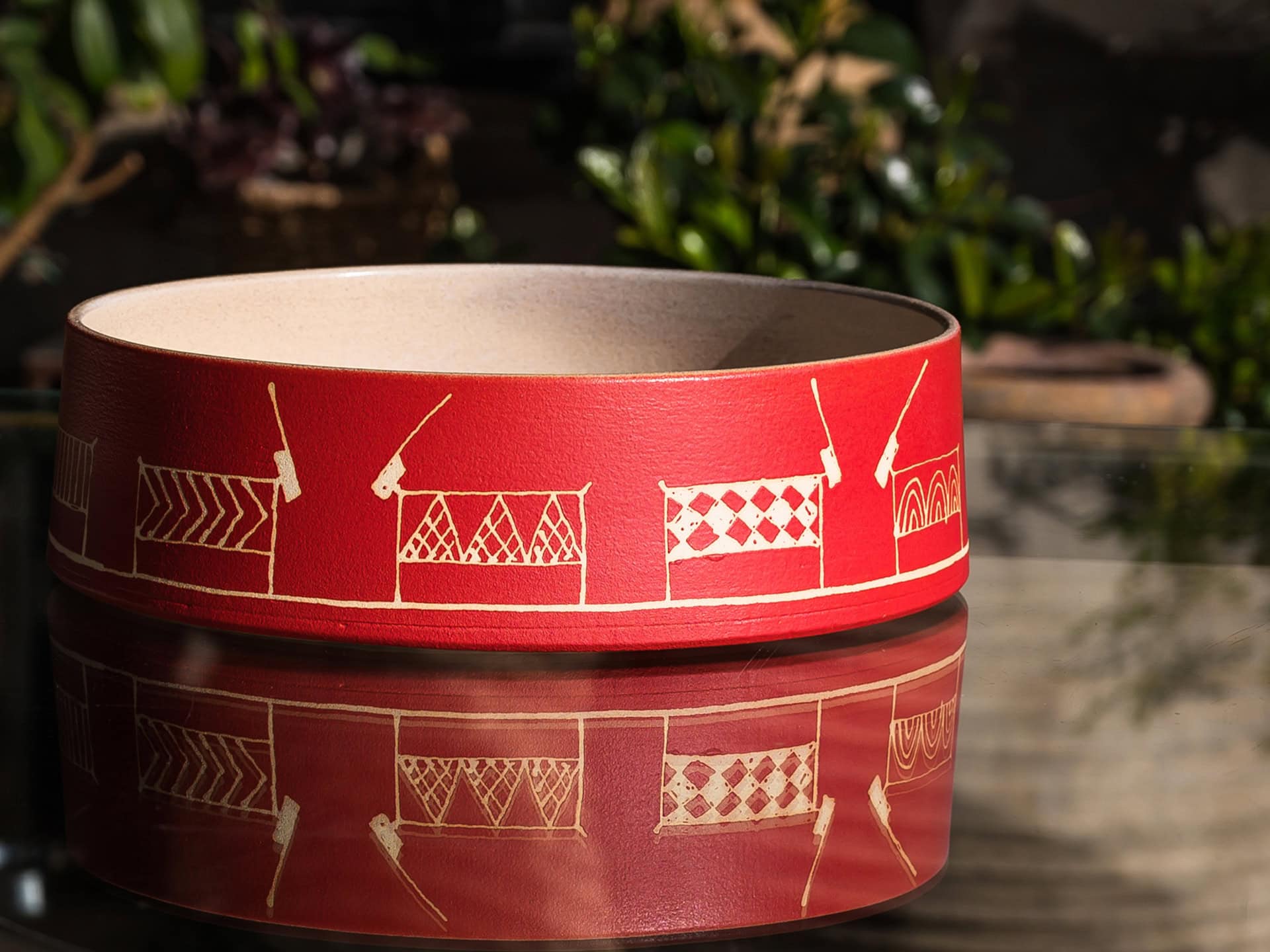 Κεραμικό Σκεύος Κόκκινο – Μεγάλο