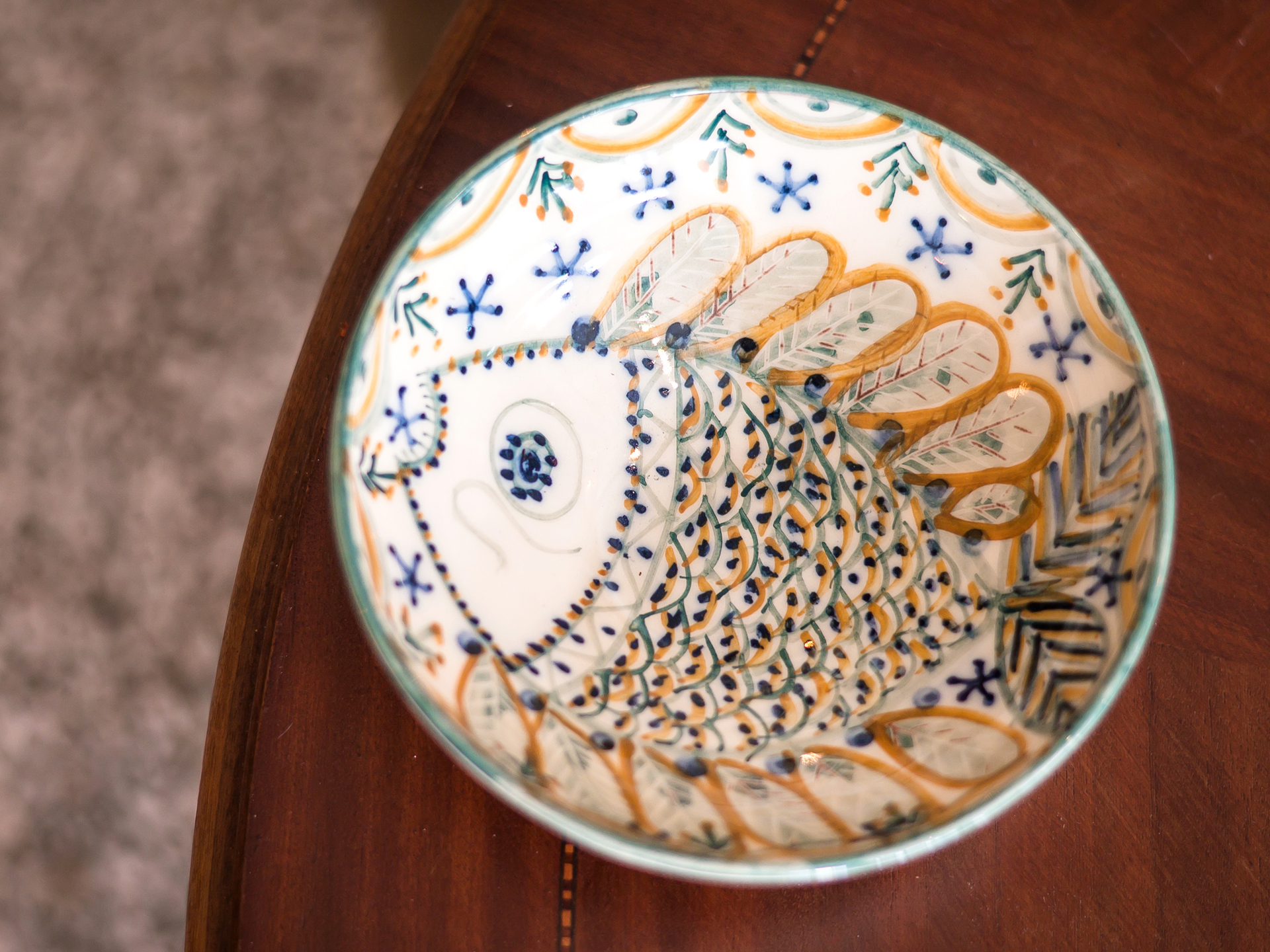 Ceramic Bowl with Fish