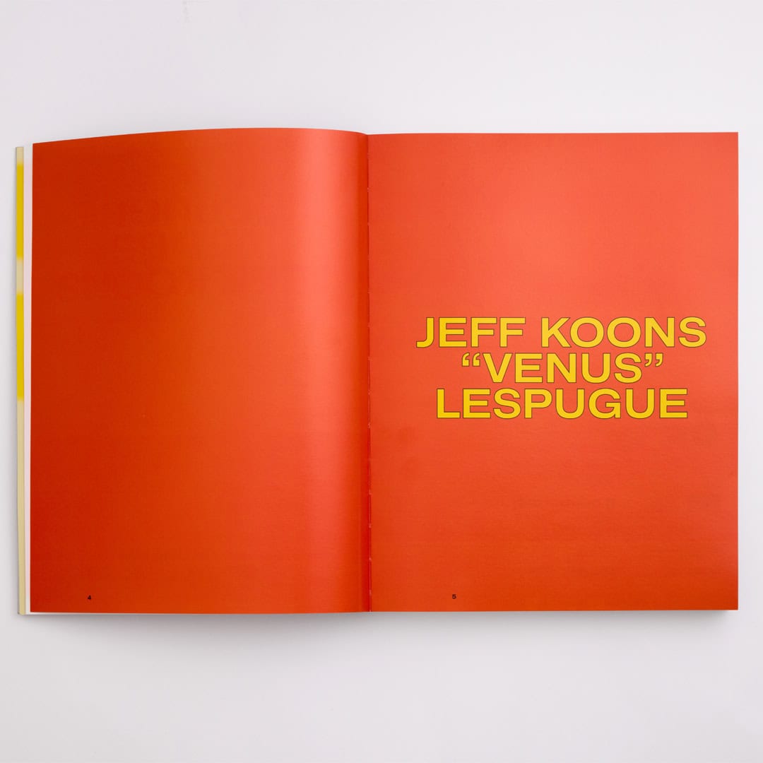 Κατάλογος Έκθεσης «Jeff Koons: ‘Αφροδίτη’ του Lespugue» – Δίγλωσση Έκδοση
