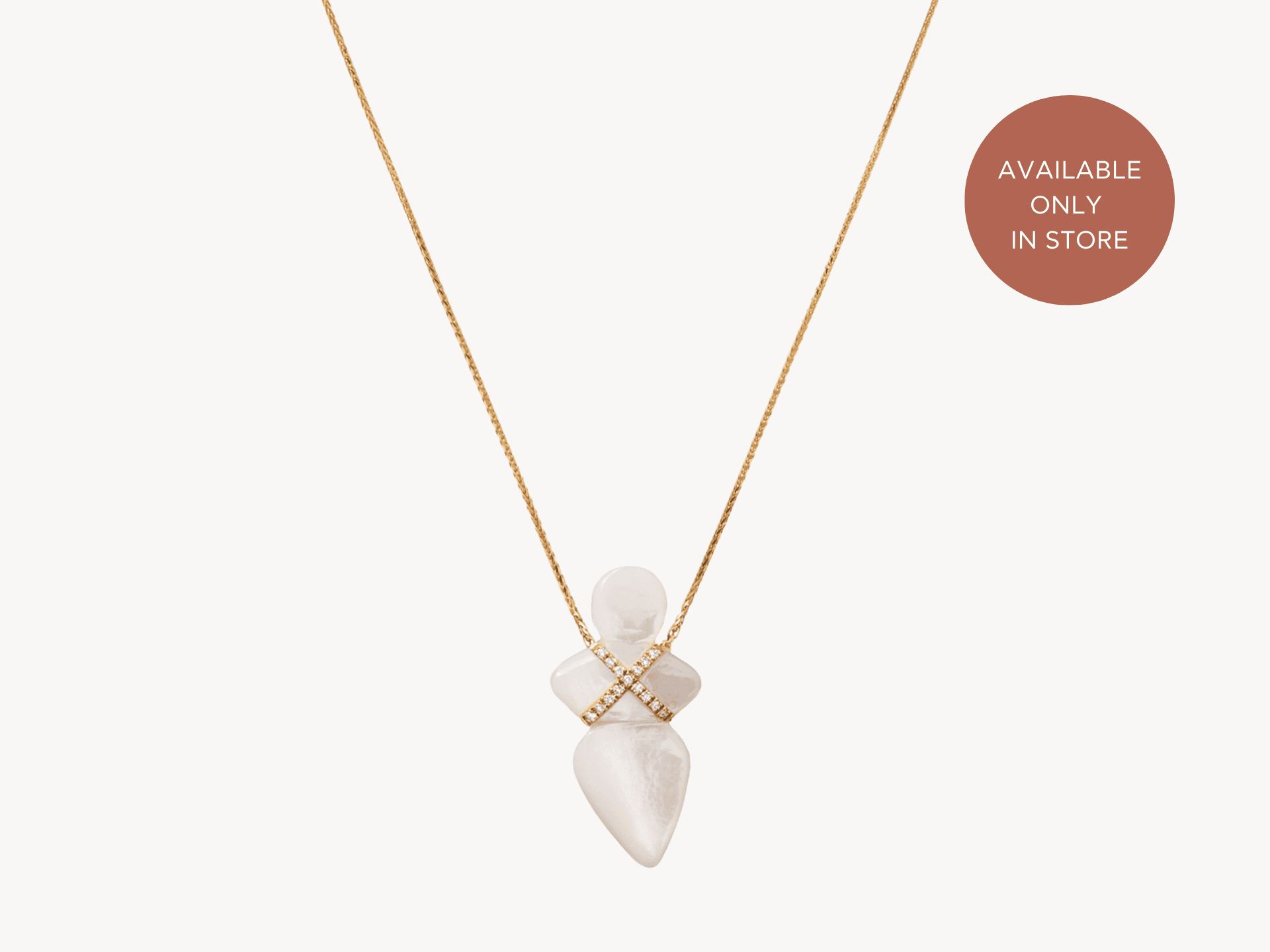 Diamond Goddess Necklace