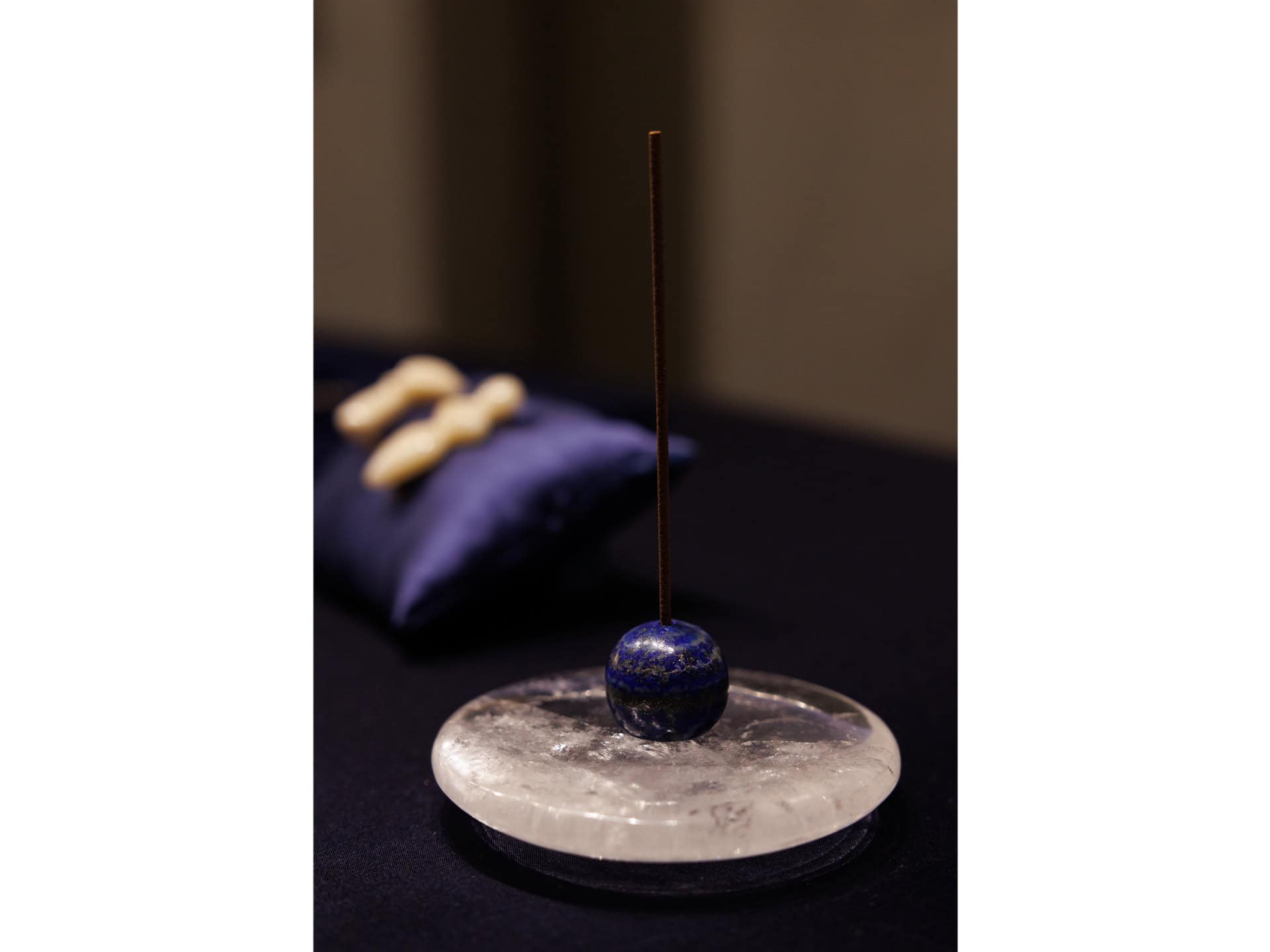 Lapis Union Incense Holder
