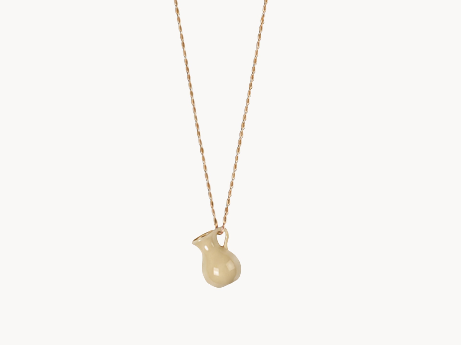 Crème Vessel Necklace