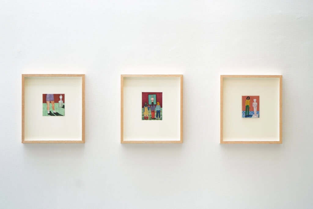 View of the artwork on display