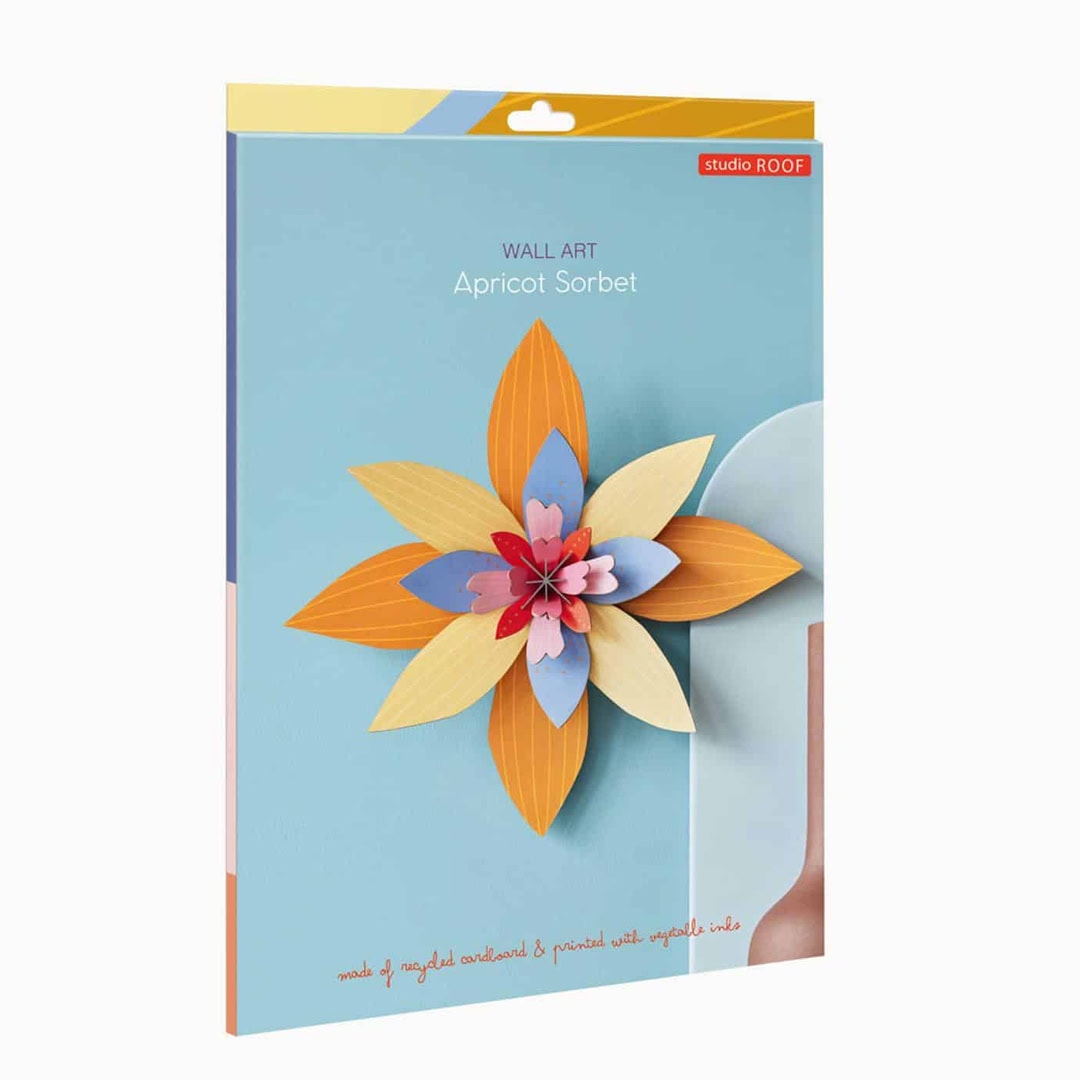 Decorative 3D Flower – Apricot Sorbet