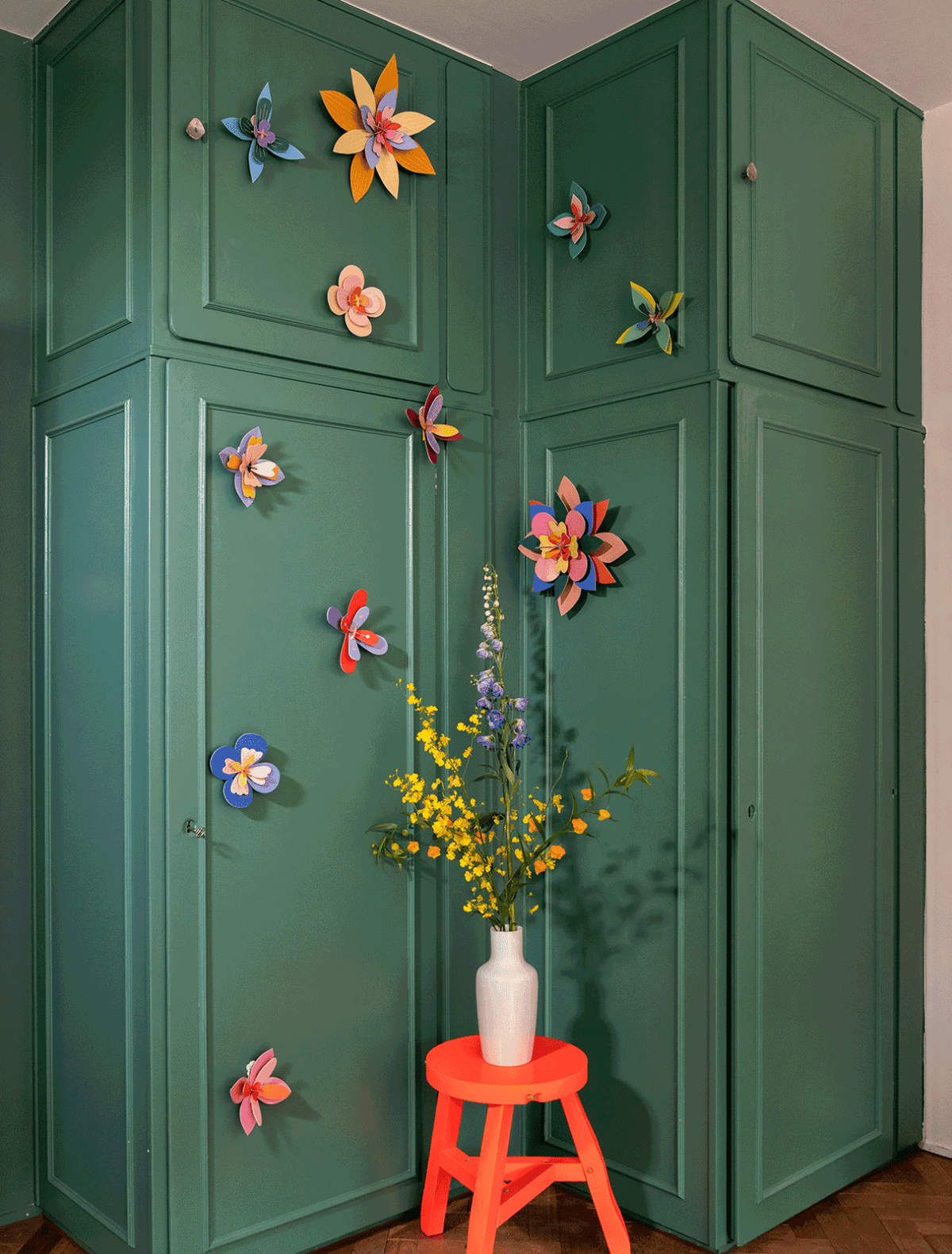Decorative 3D Flower – Apricot Sorbet